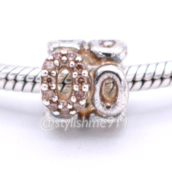 Authentic PANDORA Circle of Friends Charm - 790445CZ - Picture 1 of 12